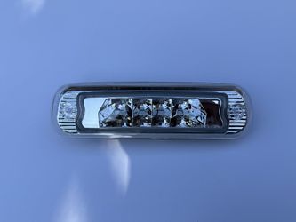97-01 Jeep Cherokee 3rd Break Light Chrome Housing LED// Luz De Freno Cromado