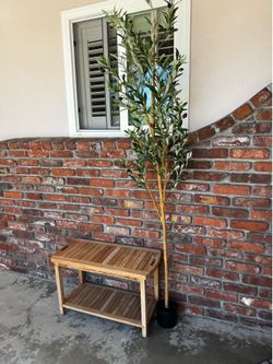 7ft Artificial Olive Tree Indoor/ Outdoor