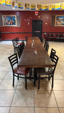Red & Grey Dining Chairs