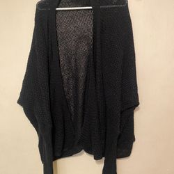 Black Oversized Cardigan Small