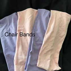 12 Pink / 12 Lilac Spandex chair sashes
