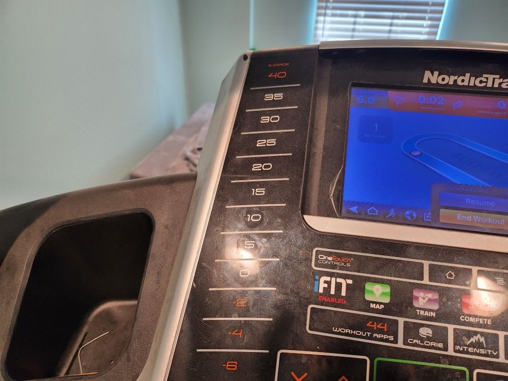 Nordic Track 40% Incline Treadmill
