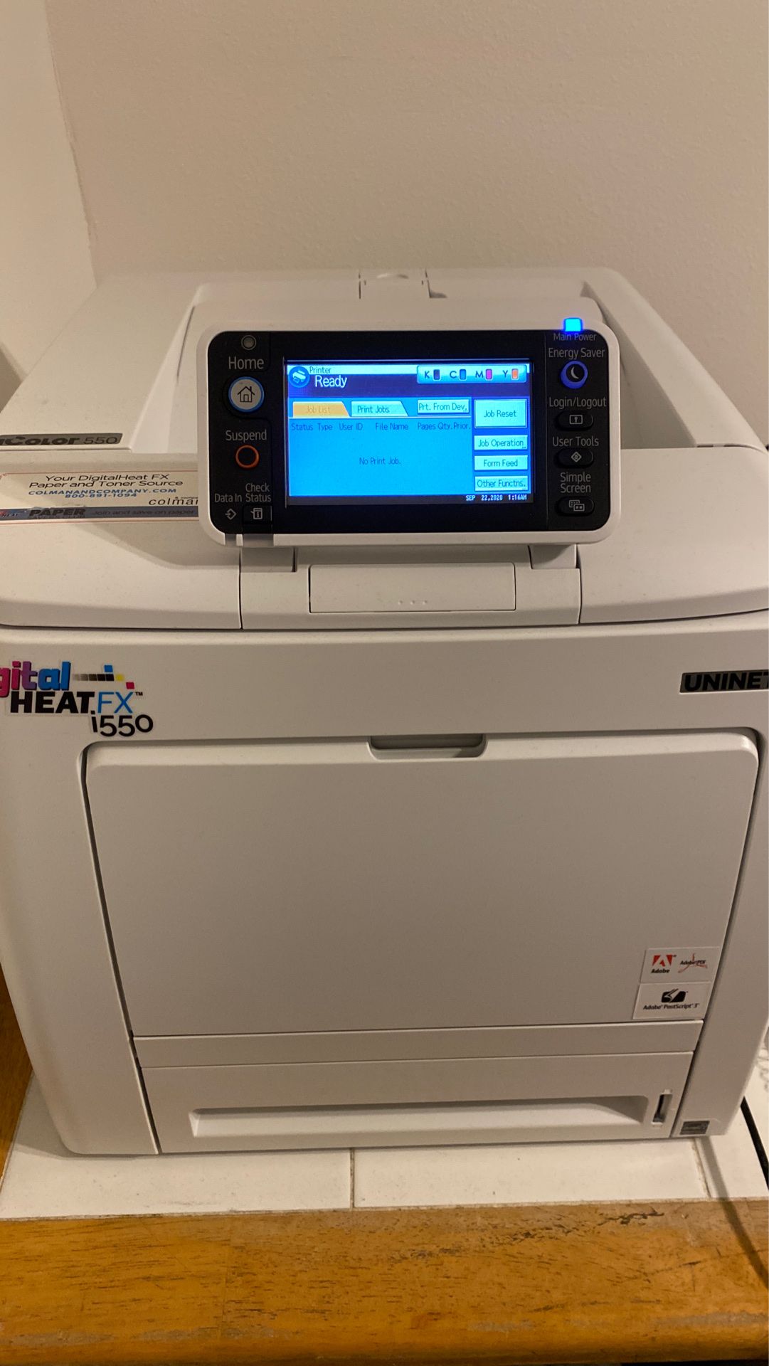 Digital Heat FX I550 full color heat transfer printer