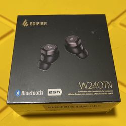 Edifier W240TN Active Noise Cancellation Earbuds with Bluetooth V5.3 - True Wireless Earbuds with Dual Dynamic Drivers - Fast Charging - Custom EQ