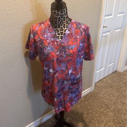Scrub Top, Size M, Carharrt Brand, $5
