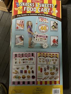 Melissa & Doug Snacks & Sweets Food Cart