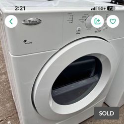 Whirlpool 7.4 cu. ft. White Front Load Gas Dryer with AccuDry System 