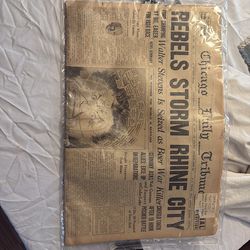 Original Chicago Daily Tribune October 25, 1923