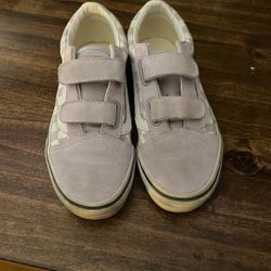 Purple Checkered Vans 