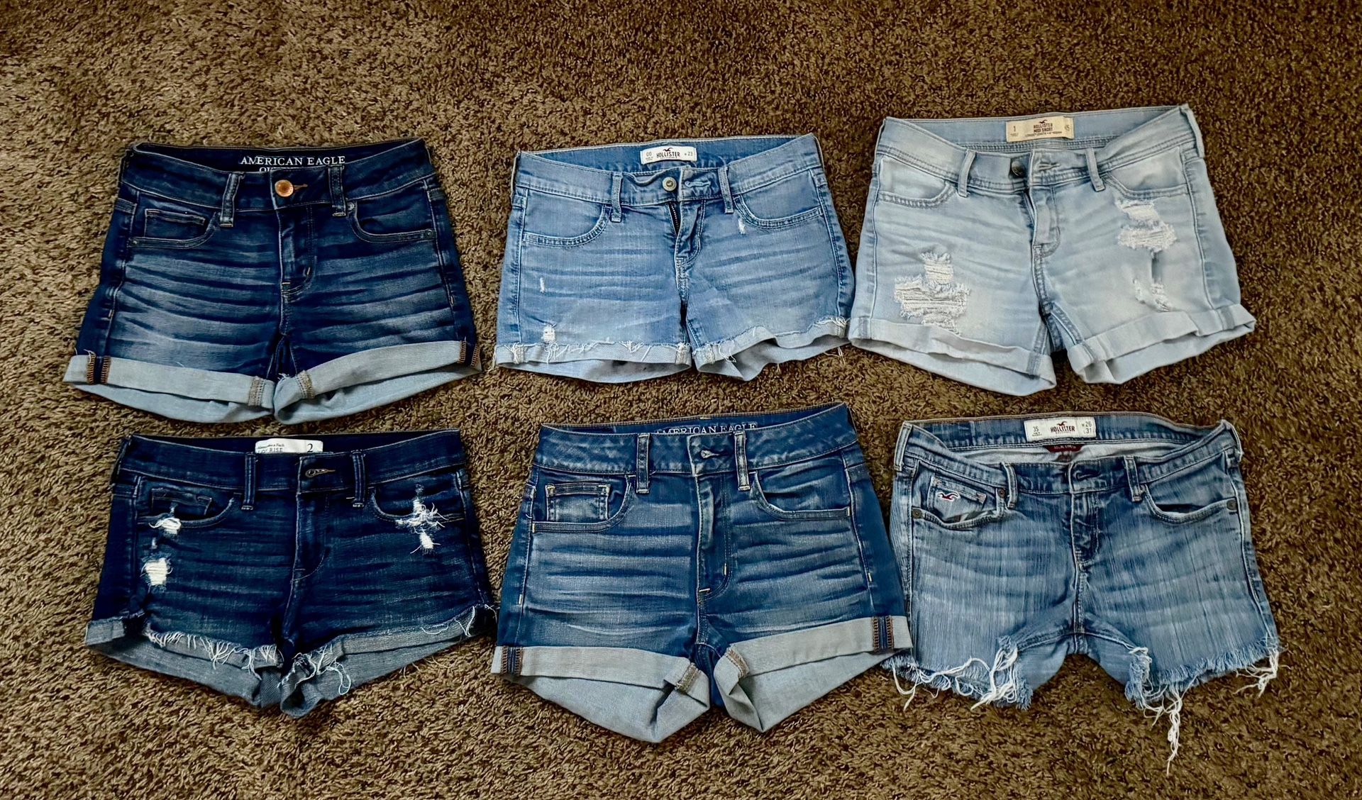 Junior Jean Shirts (Hollister, American Eagle, A&F)