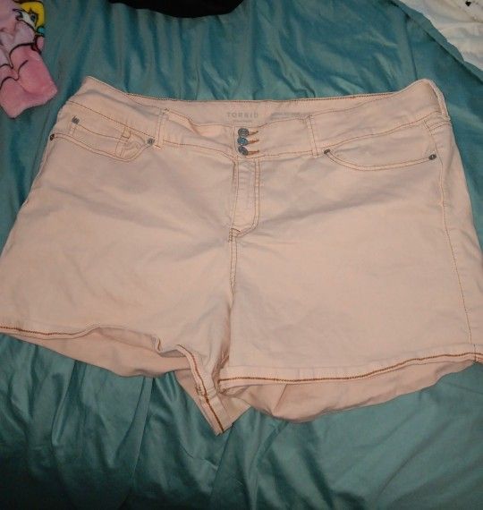 Torrid Pink Shorts