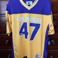 $25 NEW Los Angeles Lakers Jersey NBA Starter Jersey Size Medium 47 Jersey Lakers
