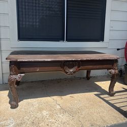 RARE Vintage mahogany coffee table 150 bucks
