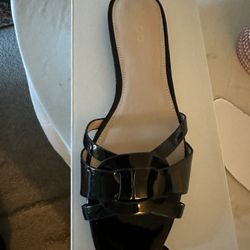 Aldo Patent Leather Slides