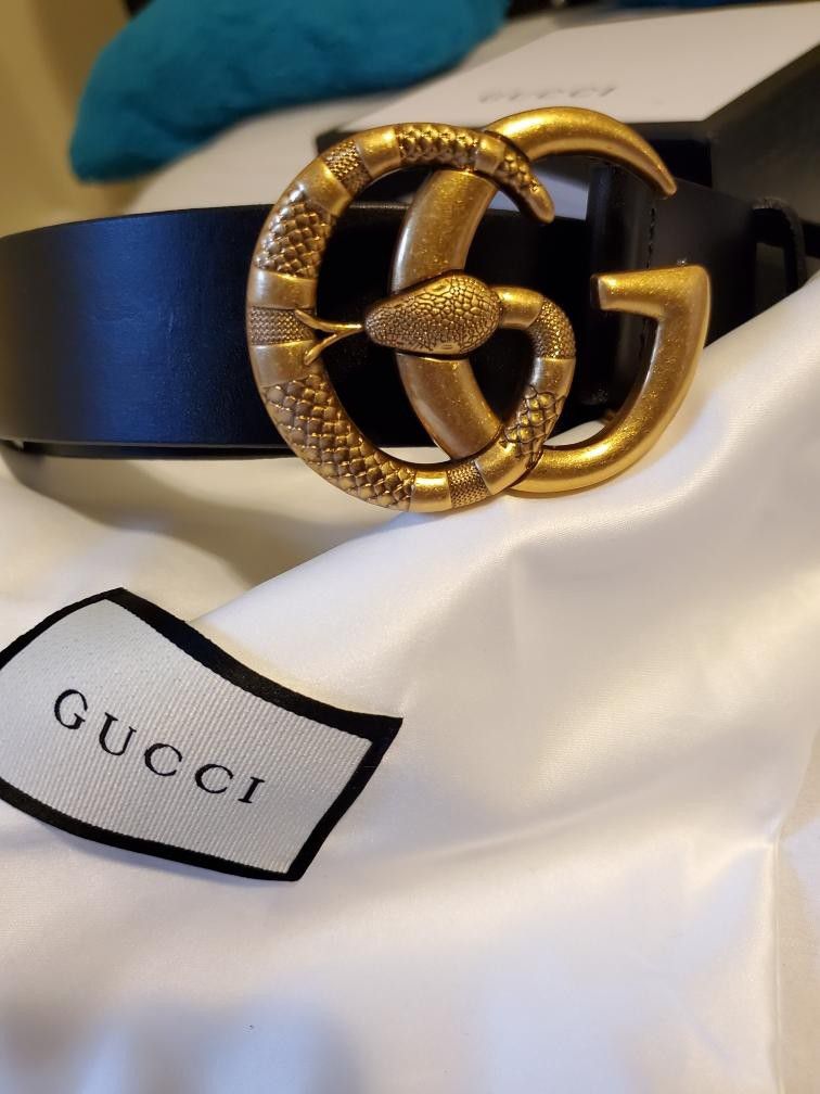 Gucci leather belt- size 30-34🔥🔥