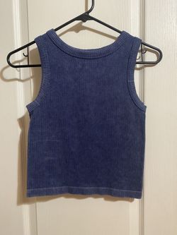 navy blue tank top