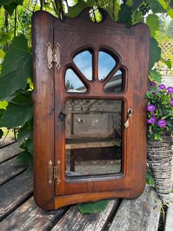 Art Nouveau Style Antique/Vintage Wooden Cabinet