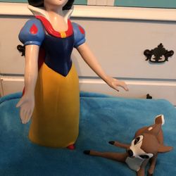 Vintage Ceramic Snow White And Bambi