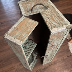 Rustic Wooden Trunk 