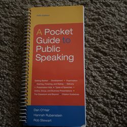 A Pocket Guide To Public Speaking 