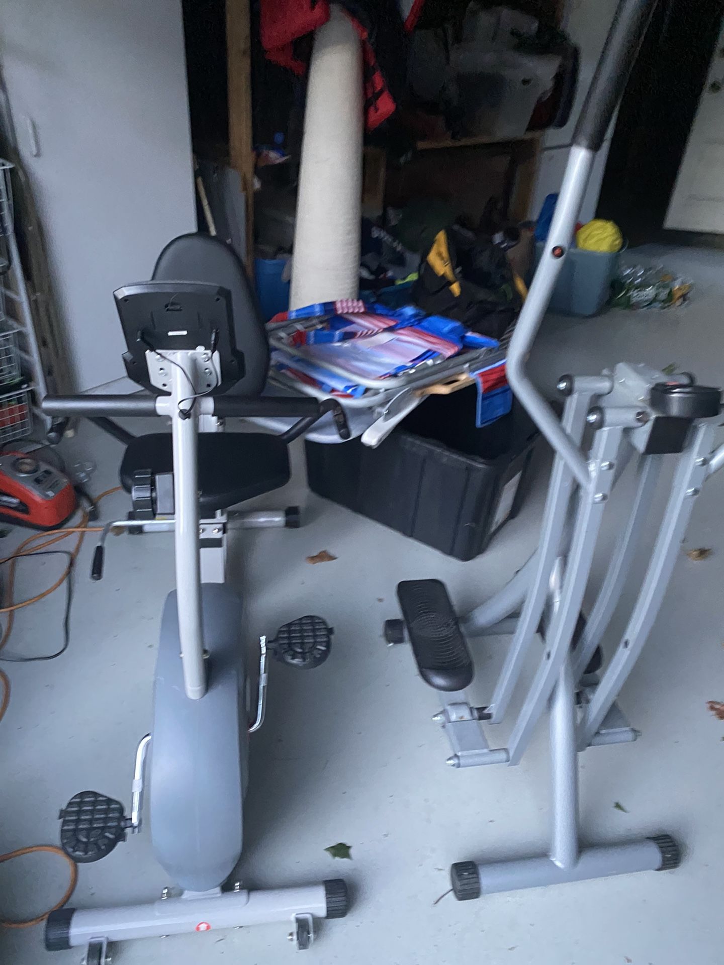 SUNNY exercise bike and elliptical