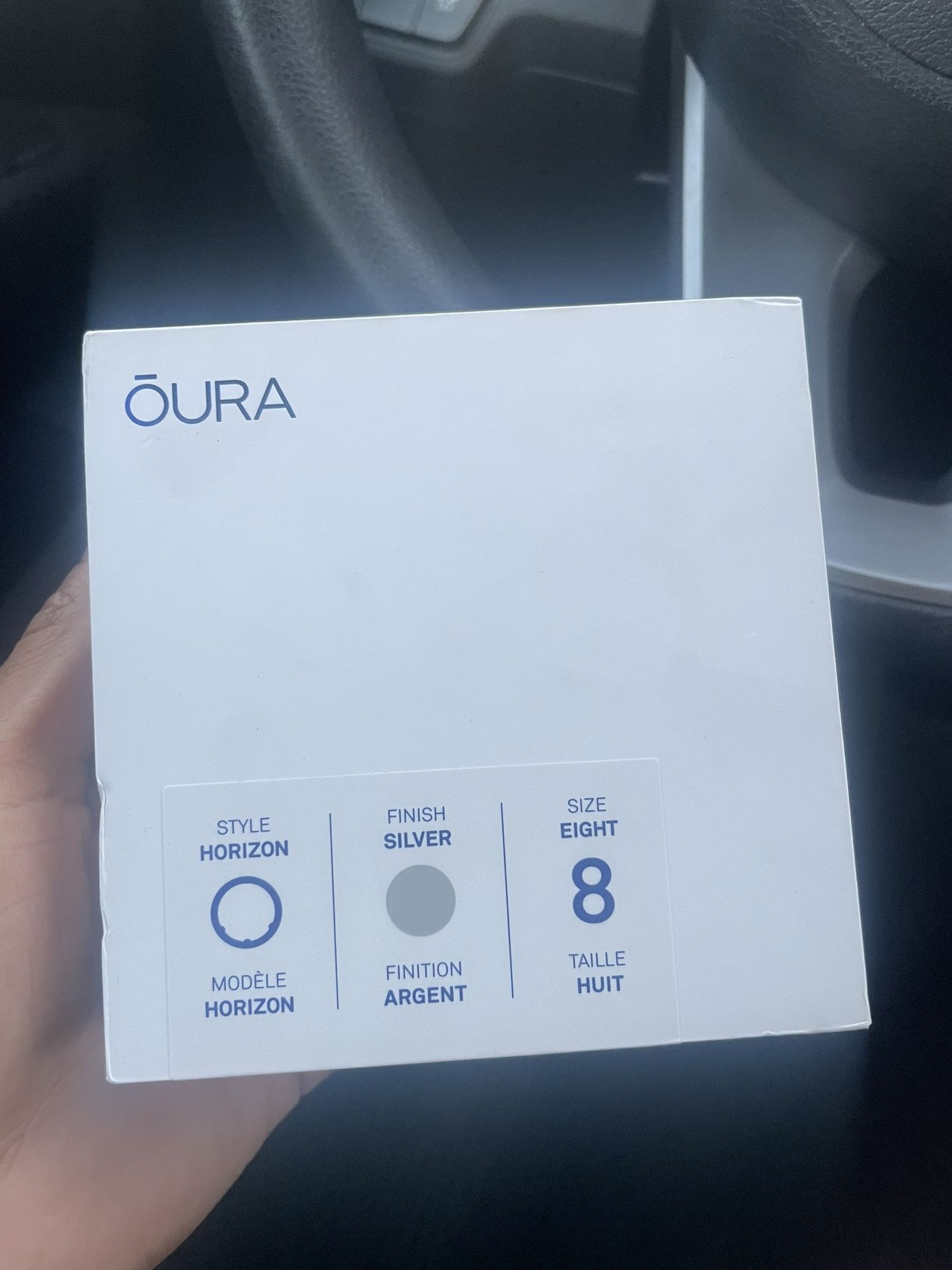 Oura Gen 3 Horizon Silver Size 8