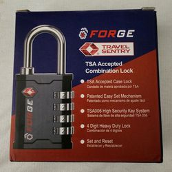2 Forge TSA 4-Digit Luggage Locks with Box — $8 Pair