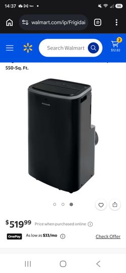 Frigidaire Portable Air Conditioner for Rooms up to 550-Sq. Ft.