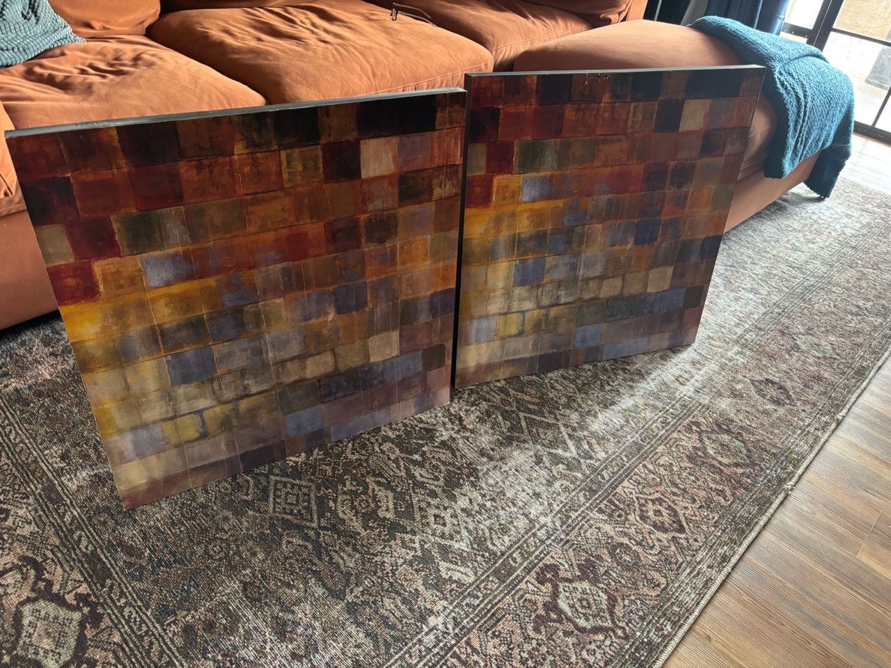Set of 2 Abstract Mosaic Wall Art Panels for Sale in Mesa, AZ - OfferUp