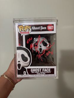 Matthew Lillard Skeet Ulrich Signed Ghost Face Funko Pop