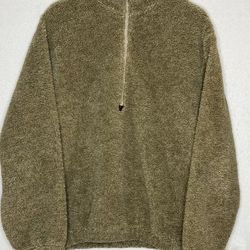 Pendleton Sherpa Fleece Half Zip Sweater Men’s Size Large 