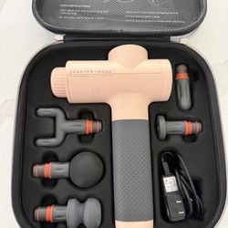 Sharper Deep Tissue Percussion Massage Gun, Powerboost Rechargeable Handheld Massager, 6 Adjustable Speeds, 5 Attachments, Was $80. Used A Few Times