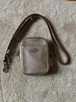 Coach Phoebe Metallic Crossbody Mini Bag Never Used