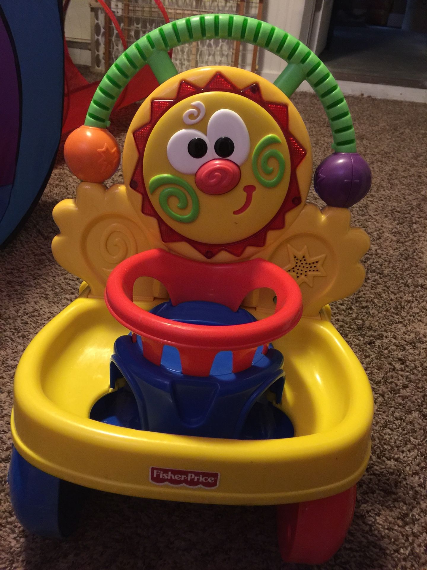 Fisher Price Go Baby Go! Stride-To-Ride Sun Basketball Toy! (No balls included).