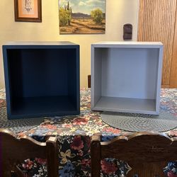 Set Of 2 IKEA Cubes With Wall Mounting Hardware