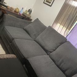 Large Grey Couch 
