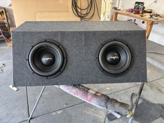 Sub And Amp With Box