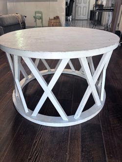 white farmhouse style table