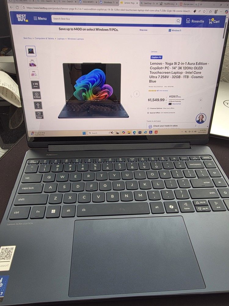 Yoga 9i 2-in-1 Aura Edition (14″ Intel) Laptop