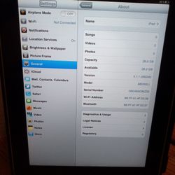 Like New 1st Edition iPad Model #,A1219  - 32gb With Voice Over All Programs Listed New $599.99 My Price $125 Firm