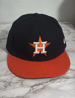 Houston Astros Black Orange Snapback Hat Cap