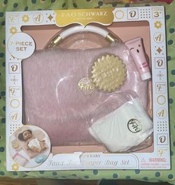 Fao Schwarz Baby Doll Diaper Bag Set