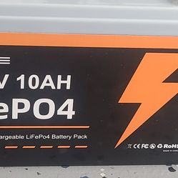 12V 10Ah LifePO2 Battery