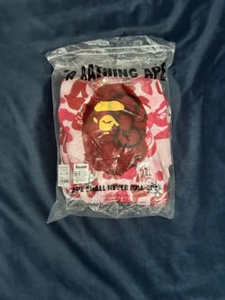 hello kitty x bape zip up hoodie