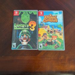 Animal Crossing: New Horizons & Luigi's Mansion 3 on Nintendo Switch 