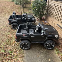 2 Kids Battery Powered Cars