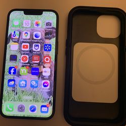 Apple iPhone 13 128 GB w/ Otterbox Unlocked Parts  Unlocked 128gb black unlocked to any carrier  I bought it from the marketplace and seller reported 