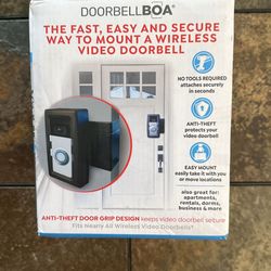 Doorbell Boa The Video Doorbell, Protective Door Mount That Lets You Put A Wireless Video Doorbell In Any Home