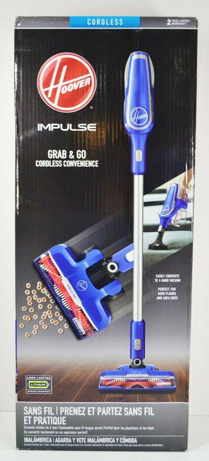 HOOVER IMPULSE CORDLESS STICK VACUUM CLEANER BH53020 NEW IN BOX