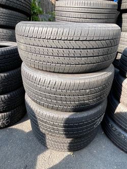 275/50R22 Bridgestone alenza 275/50/22 set of 4 matching used tires in great condition 400$ for 4 tires plus tax. Mount available but not included. Wh